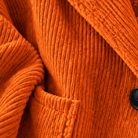 Theodora | Women's Corduroy Jacket with Hood and Notched Lapel