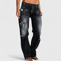 Grace | Elegant Wide-Leg Jeans in Blue