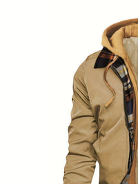 Brooks | Hooded Zip-Up Jacket in Navy