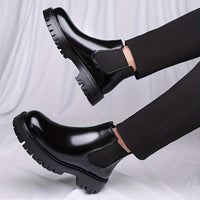 Lawson | Men's Ankle Boots with Clean Lines and Sturdy Sole