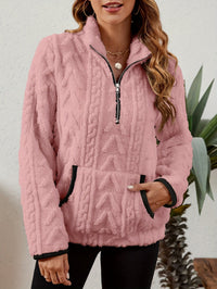 Edith | Women's Half Zip Pullover with Plush Texture and Soft Warmth