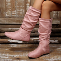 Dilys | Women's Mid Calf Boots with Soft Upper and Gentle Slouch