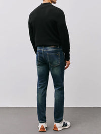 Silas | Men's Half Zip Jumper with Stand Collar and Clean Finish