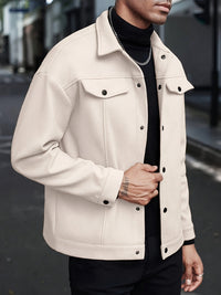 Roderick | Men's Jacket with Snap Button Front and Versatile Shape