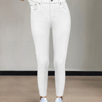 Emmeline | High-Waisted Skinny Jeans in White