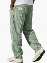 Monty | Vintage-Inspired Corduroy Trousers in Grey