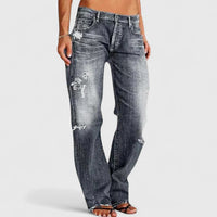 Grace | Elegant Wide-Leg Jeans in Blue