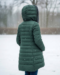 Rosalyn | Women's Padded Coat with Hood and Quilted Design