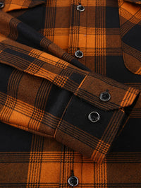 Rowan | Men's Shirt Jacket with Hood and Check Pattern