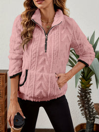 Edith | Women's Half Zip Pullover with Plush Texture and Soft Warmth