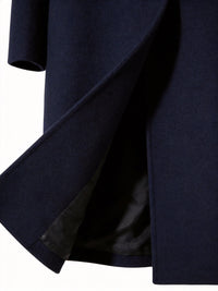 Giles | Men's Tailored Coat with Longline Shape and Clean Finish