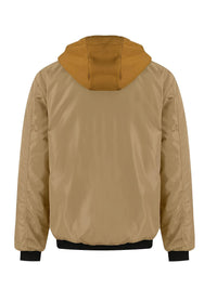 Brooks | Hooded Zip-Up Jacket in Navy