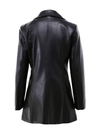 Fiona | Tailored Mid-Length Coat in Black