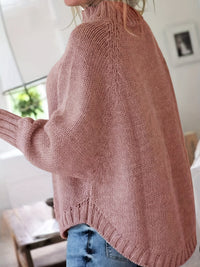 Matilda | Cosy High-Neck Sweater in Dark Grey
