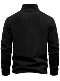 Fraser | Men's Half Zip Pullover with Stand Collar and Soft Knit