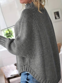 Matilda | Cosy High-Neck Sweater in Dark Grey