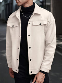 Roderick | Men's Jacket with Snap Button Front and Versatile Shape
