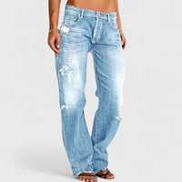 Grace | Elegant Wide-Leg Jeans in Blue