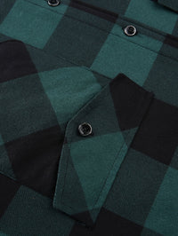 Rowan | Men's Shirt Jacket with Hood and Check Pattern