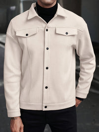 Roderick | Men's Jacket with Snap Button Front and Versatile Shape