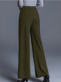 Marlene | High-Waisted Straight-Leg Trousers in Sky Blue
