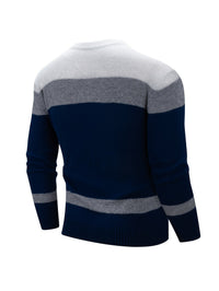 Nigel | Textured Cable-Knit Jumper in Mixed colours