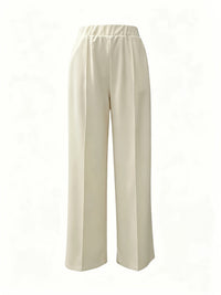 Marlene | High-Waisted Straight-Leg Trousers in Blue 1