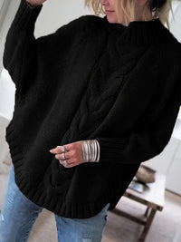 Matilda | Cosy High-Neck Sweater in Khaki