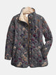 Charcoal Gray Floral