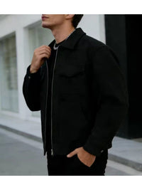 Alaric | Men's Utility Jacket with Collar and Relaxed Fit