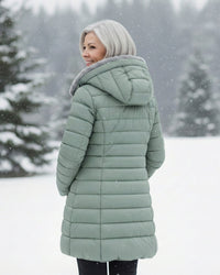 Rosalyn | Women's Padded Coat with Hood and Quilted Design