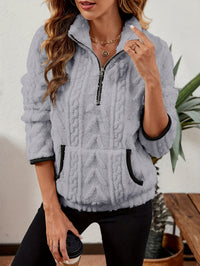 Edith | Women's Half Zip Pullover with Plush Texture and Soft Warmth