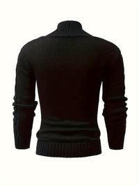 Donovan | Men's Cable Knit Cardigan with Button Front and Soft Feel