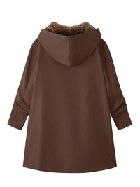 Fern | Women's Longline Hooded Jacket with Relaxed Shape and Warm Lining