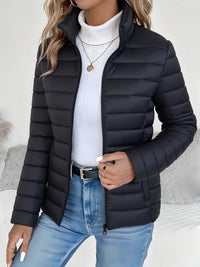 Delia | Women's Padded Jacket with Light Quilting and Clean Lines