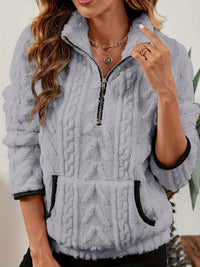Edith | Women's Half Zip Pullover with Plush Texture and Soft Warmth