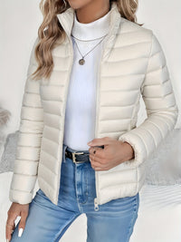 Delia | Women's Padded Jacket with Light Quilting and Clean Lines