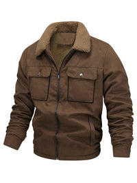 Cormac | Men's Winter Jacket with Fleece Lining and Full Zip