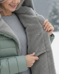 Rosalyn | Women's Padded Coat with Hood and Quilted Design