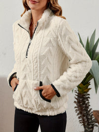 Edith | Women's Half Zip Pullover with Plush Texture and Soft Warmth
