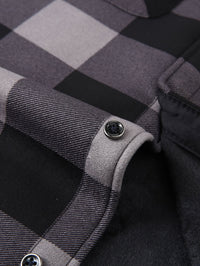 Rowan | Men's Shirt Jacket with Hood and Check Pattern