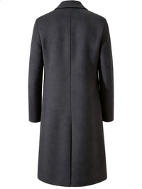Giles | Men's Tailored Coat with Longline Shape and Clean Finish