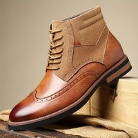 Raymond | Men's Brogue Ankle Boots with Refined Detail and Easy Fit