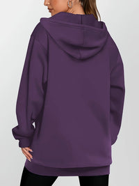 Agnes | Women's Longline Hooded Jacket with Full Zip and Soft Lining