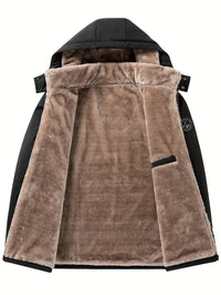 Gavin | Men's Hooded Coat with Full Inner Lining and Warm Feel
