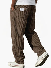 Monty | Vintage-Inspired Corduroy Trousers in Blue
