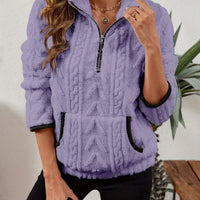 Edith | Women's Half Zip Pullover with Plush Texture and Soft Warmth