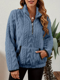 Edith | Women's Half Zip Pullover with Plush Texture and Soft Warmth