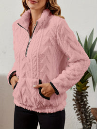 Edith | Women's Half Zip Pullover with Plush Texture and Soft Warmth