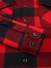 Rowan | Men's Shirt Jacket with Hood and Check Pattern